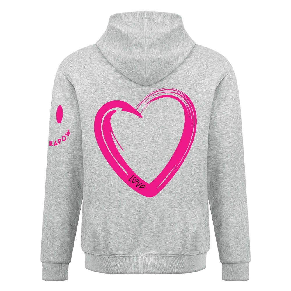 Kapow® Oversized Love Heart Hoodie