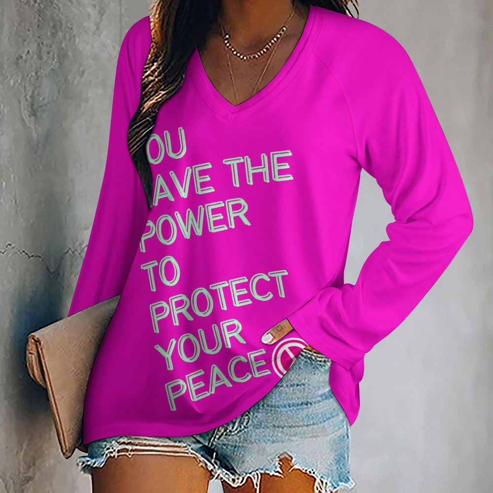 V-Neck Longsleeve