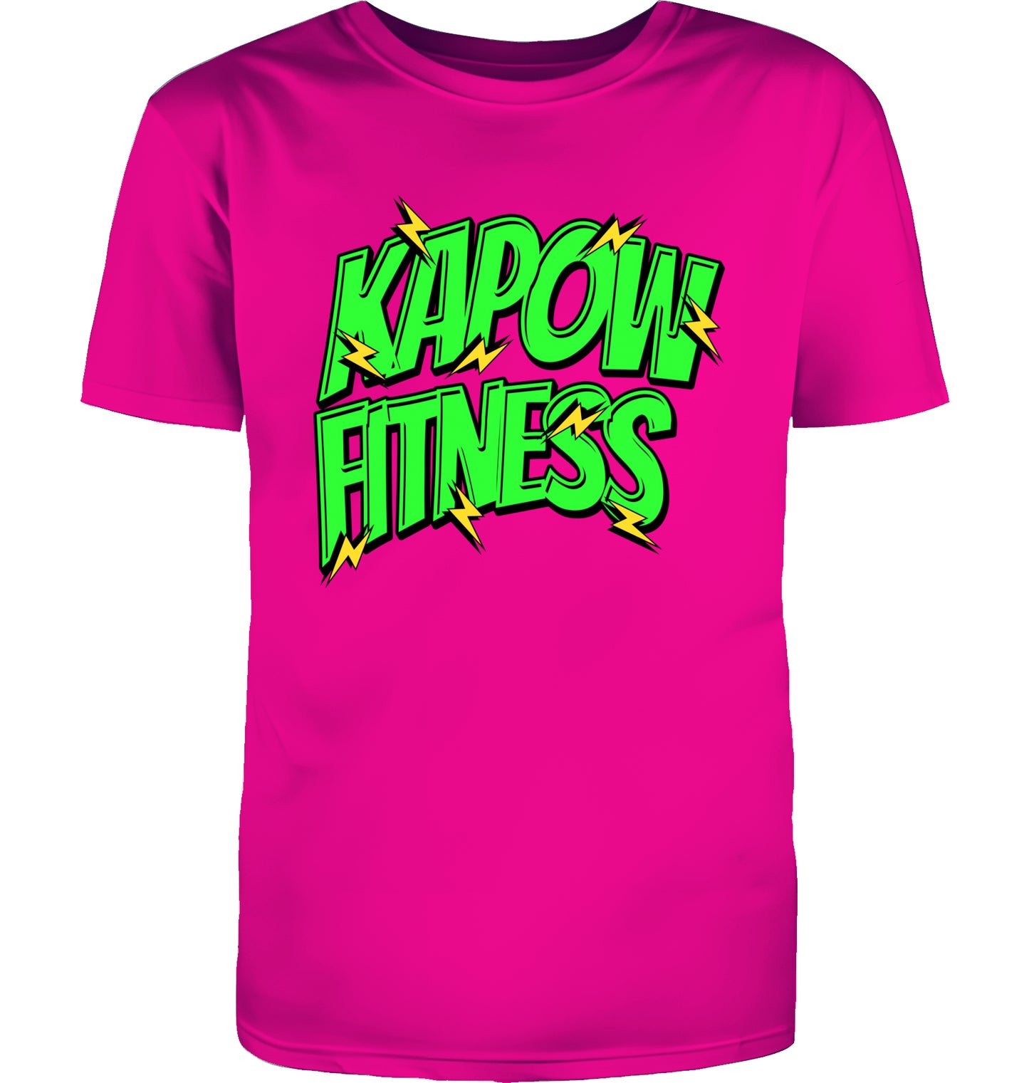 Fitness Shirt Damen Neon, Kapow Fitnesswear, Neon Logo Shirt, Statement Fitness Shirt, Oversize Streetwear Fitness, Sportshirt mit Print, Activewear mit Power, Workout Shirt unisex, High Energy Shirt, Gym Style 2025