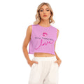 Cropped Sleeveless T-Shirt – Milk Silk Edition