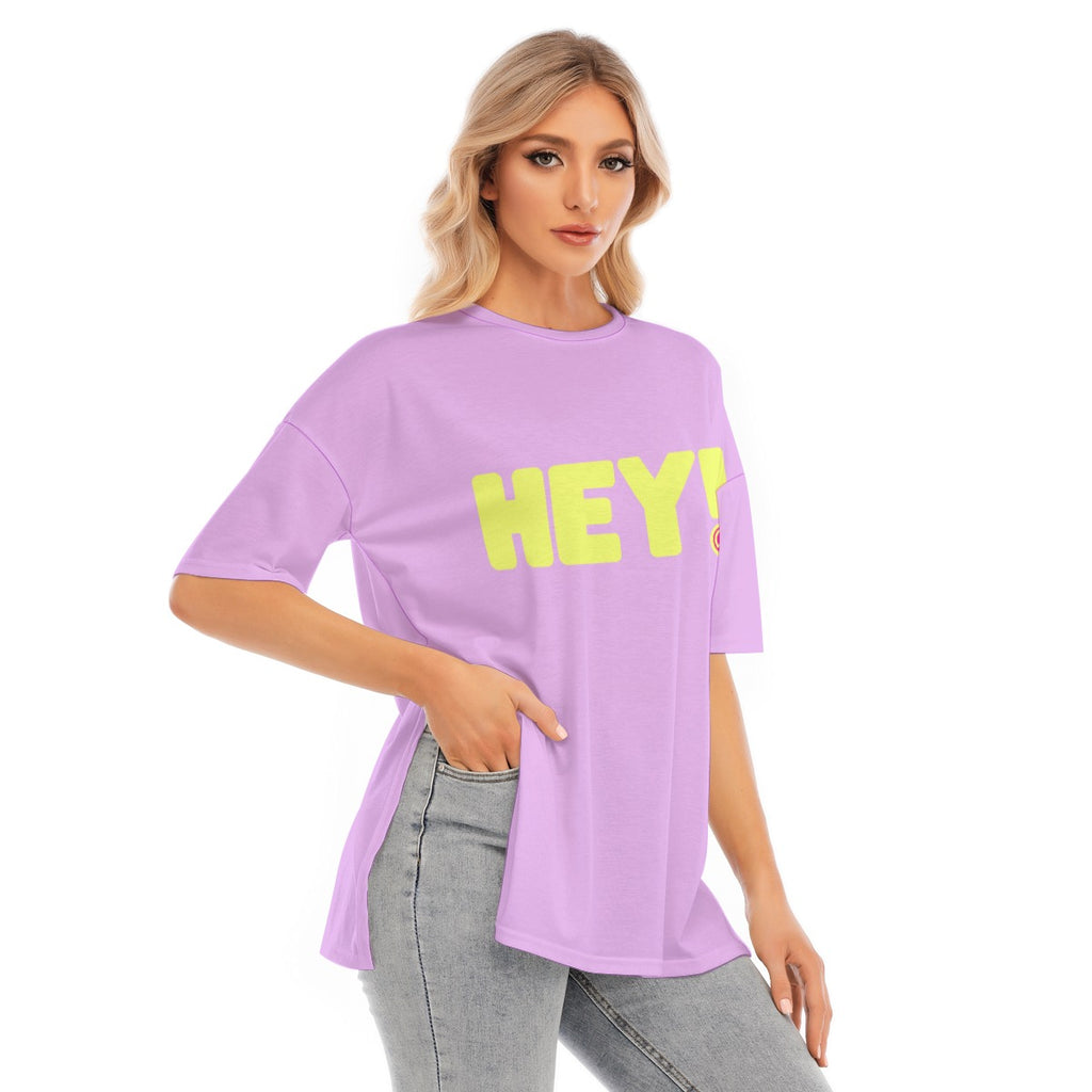 HEY – Pink Classic Crew Neck T-Shirt