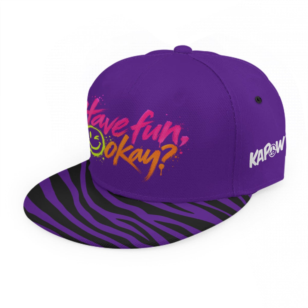 KAPOW® HAVE FUN – PURPLE BASEBALL CAP
