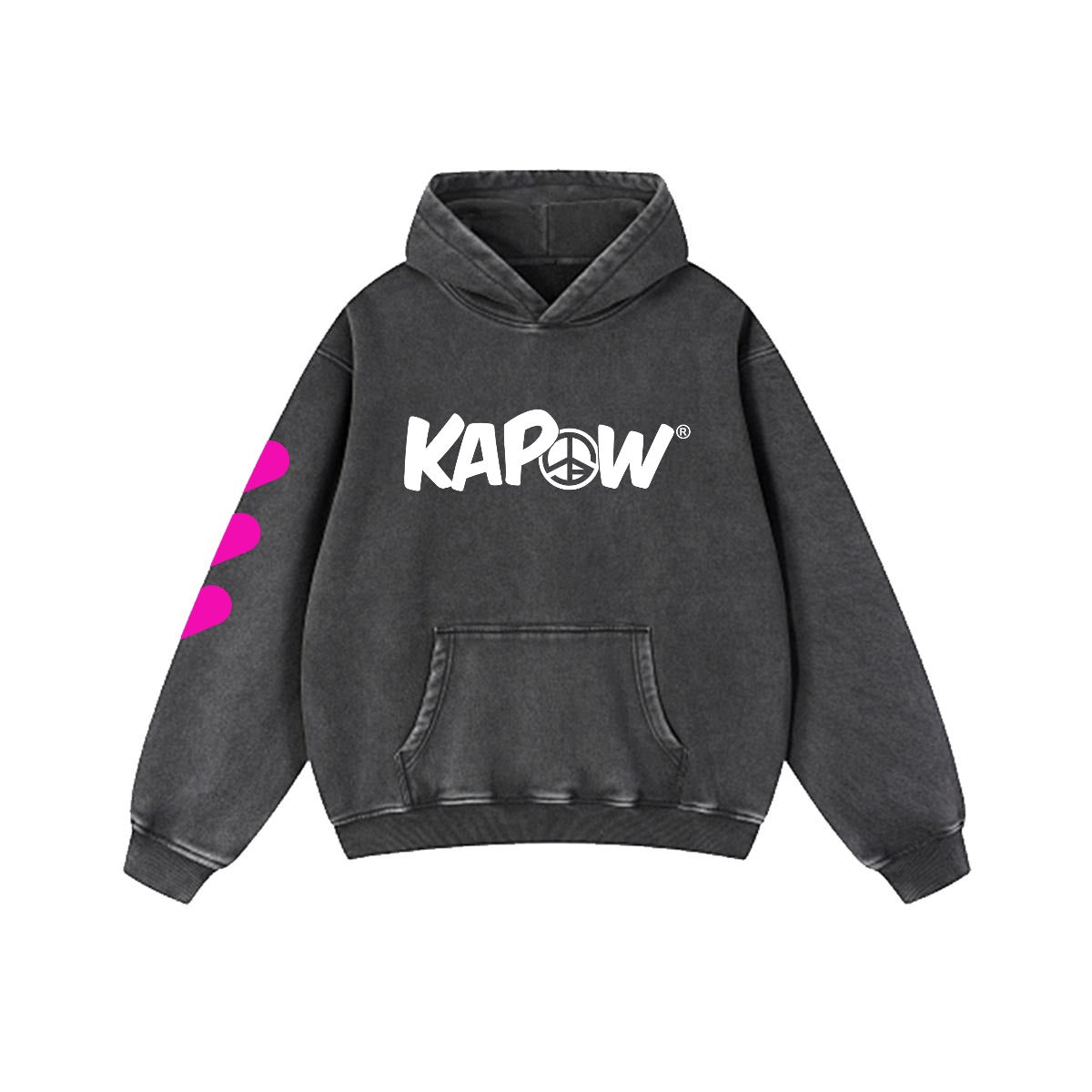 KAPOW® OVERSIZED VINTAGE HOODIE