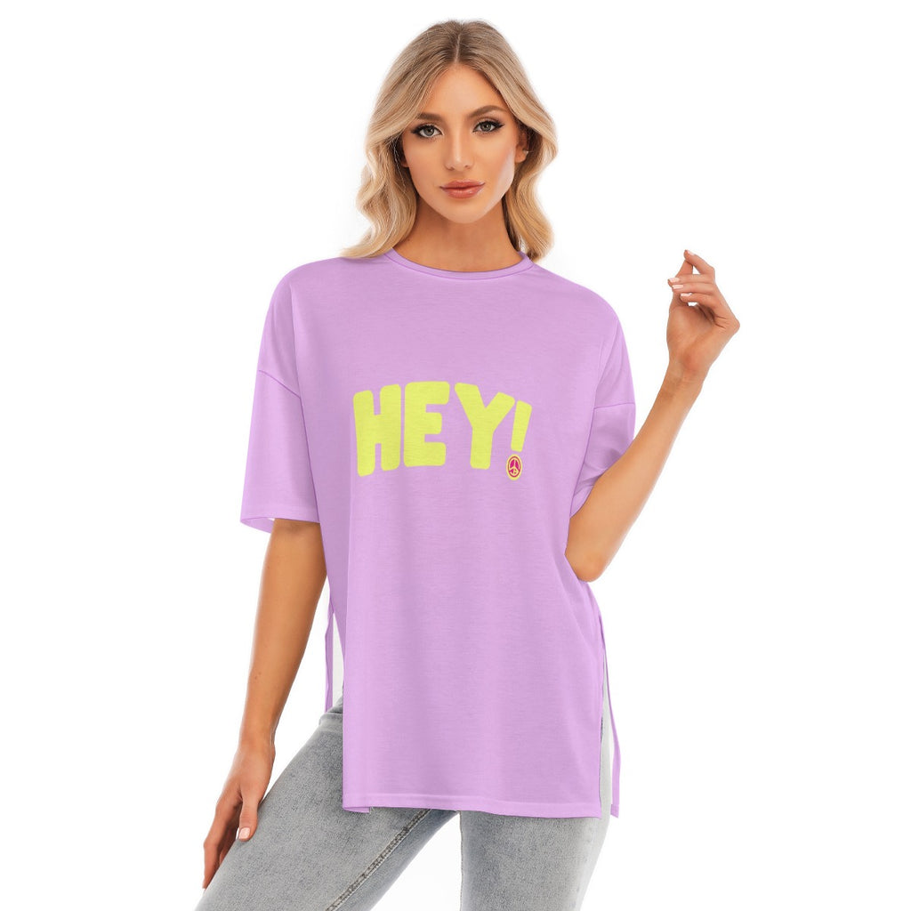 HEY – Pink Classic Crew Neck T-Shirt