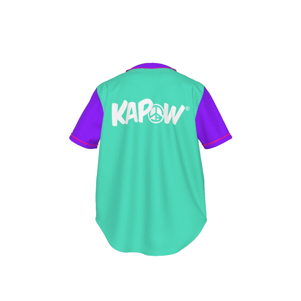 KAPOW® Cropped Baseball Jersey