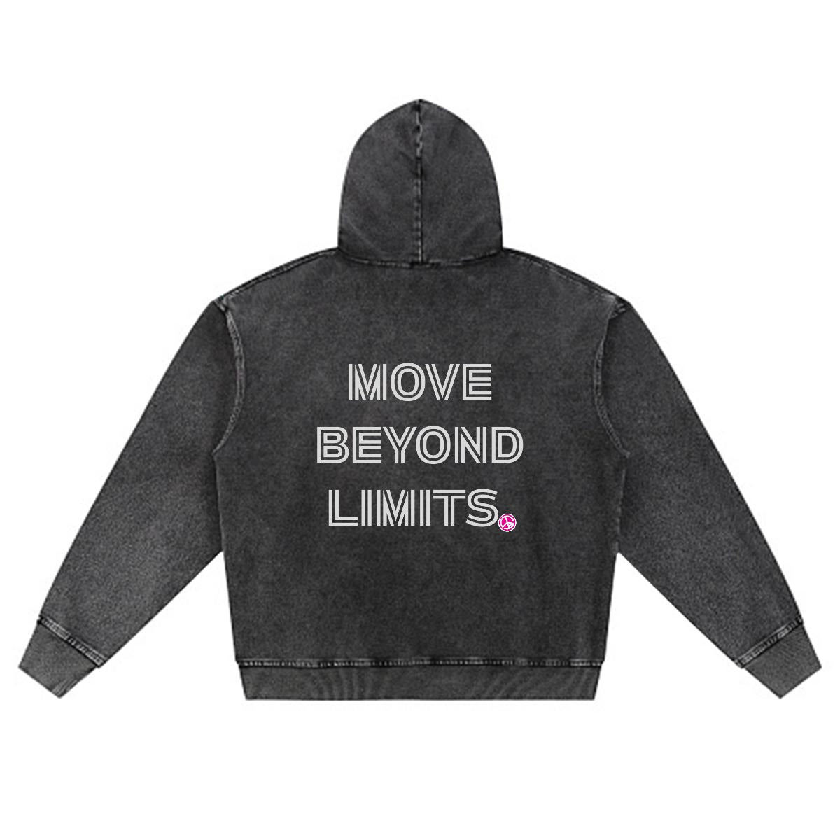 MOVE BEYOND LIMITS ZIP HOODIE