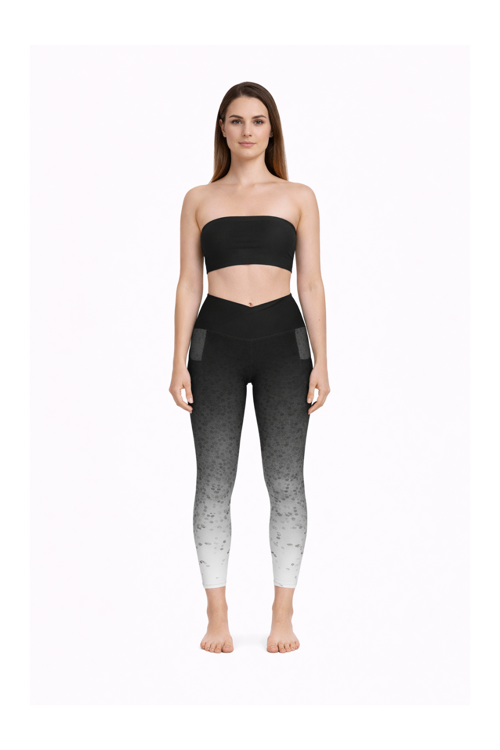 SPLASH FADE Crossover Leggings