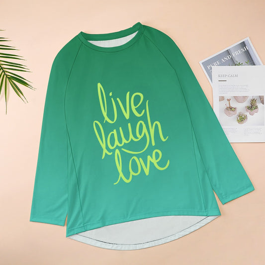 LIVE LAUGH LOVE Gradient Shirt