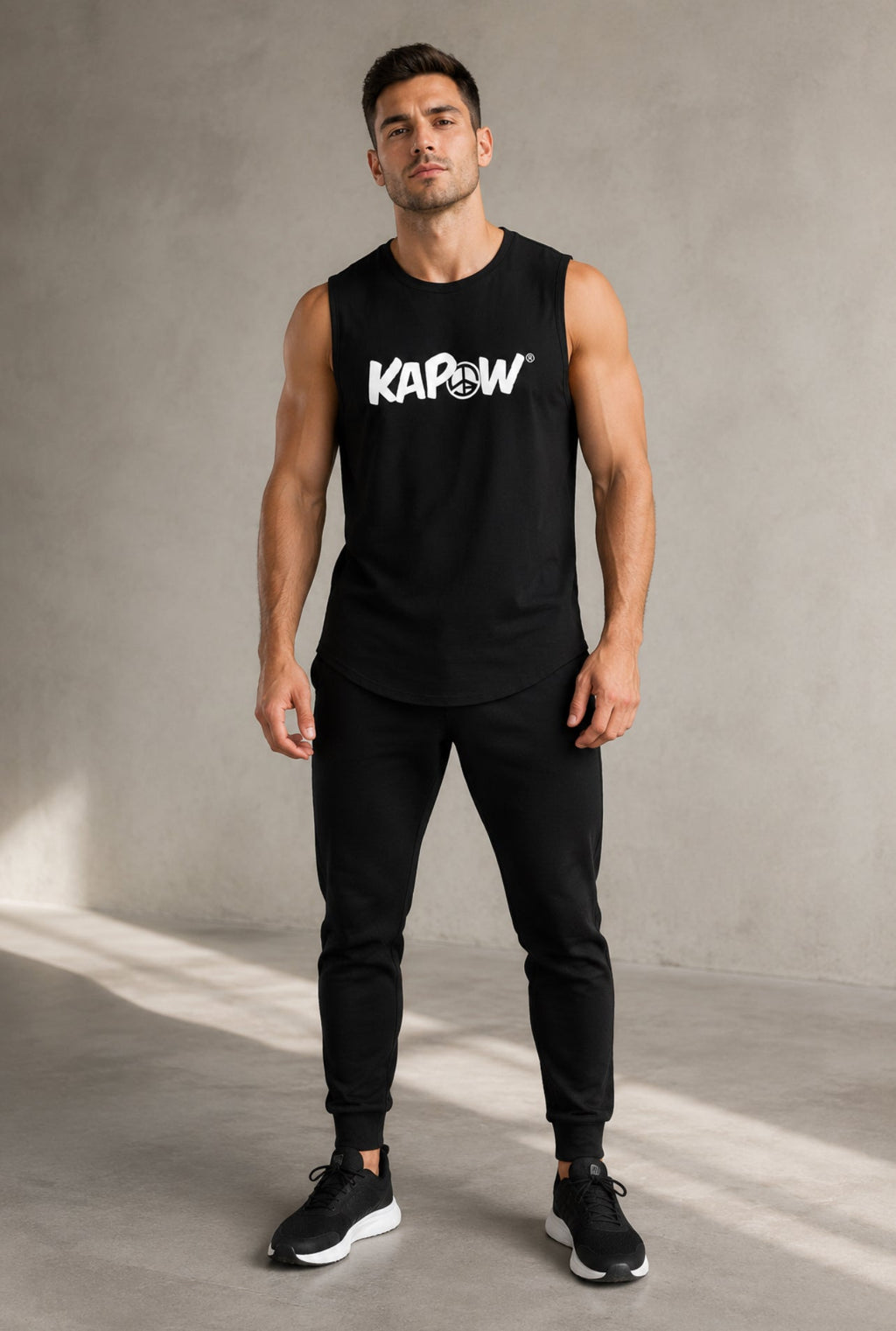 KAPOW® Classic Performance Tank – Black