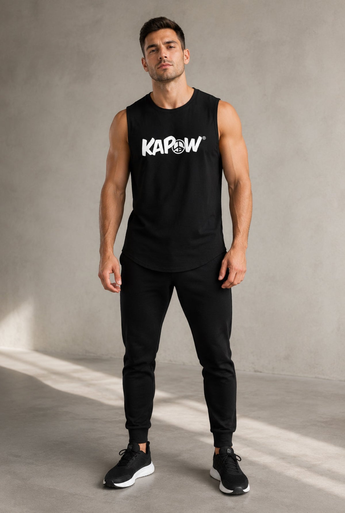 KAPOW® Classic Performance Tank – Black