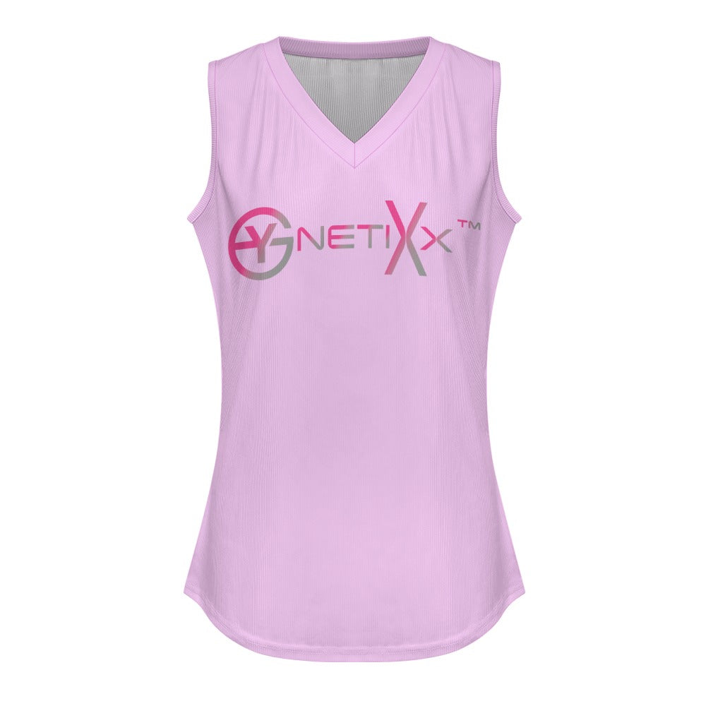 GynetiXx™ Ribbed V-Neck Top – Inner Flow