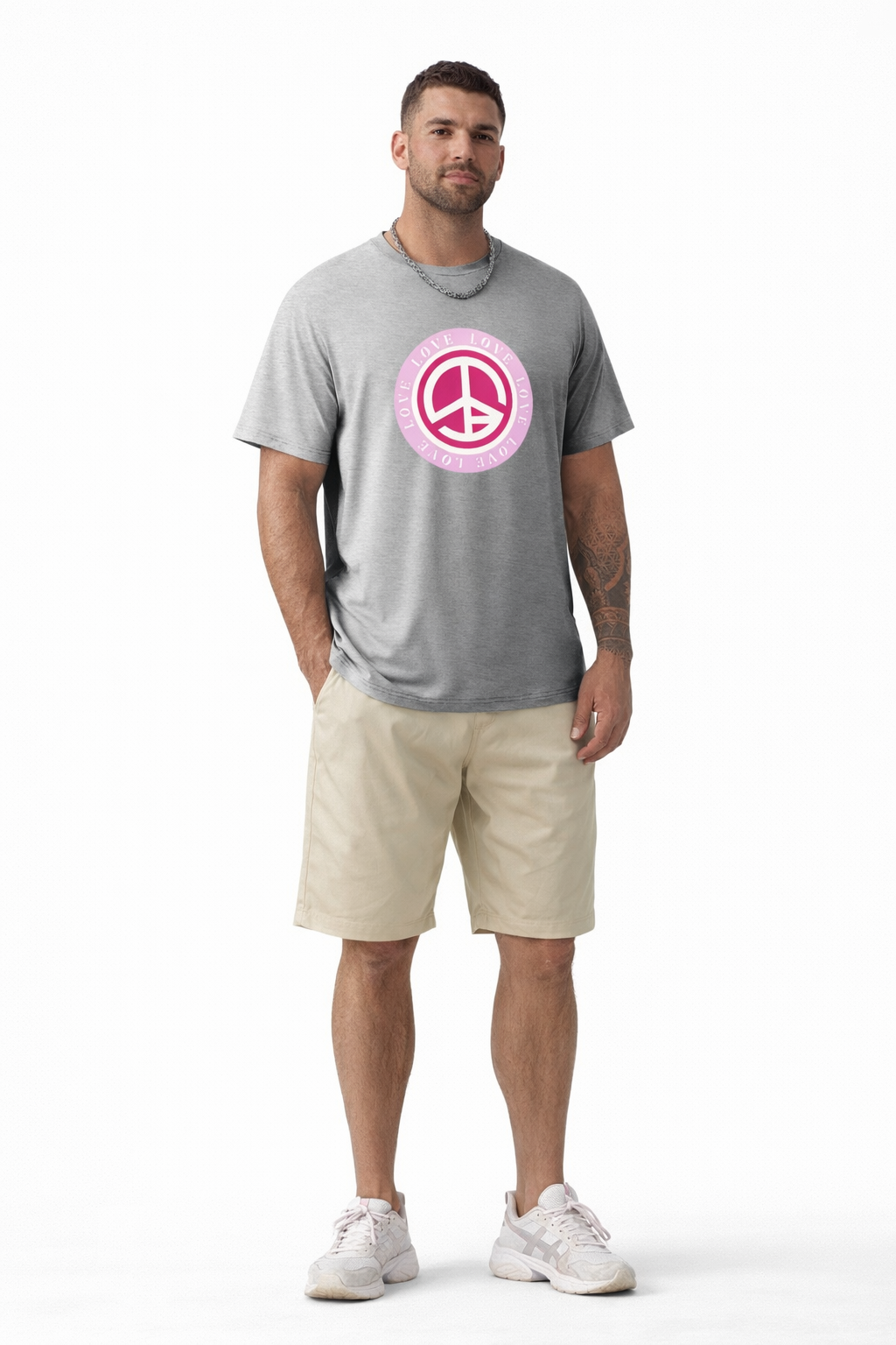 Kapow® classic Basic Tee grey