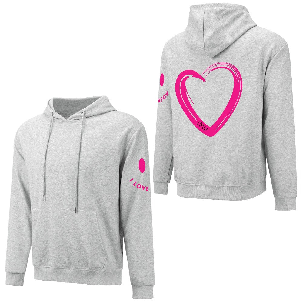 Kapow® Oversized Love Heart Hoodie