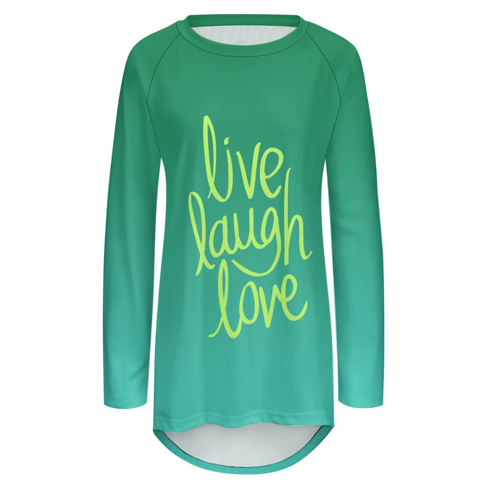 LIVE LAUGH LOVE Gradient Shirt