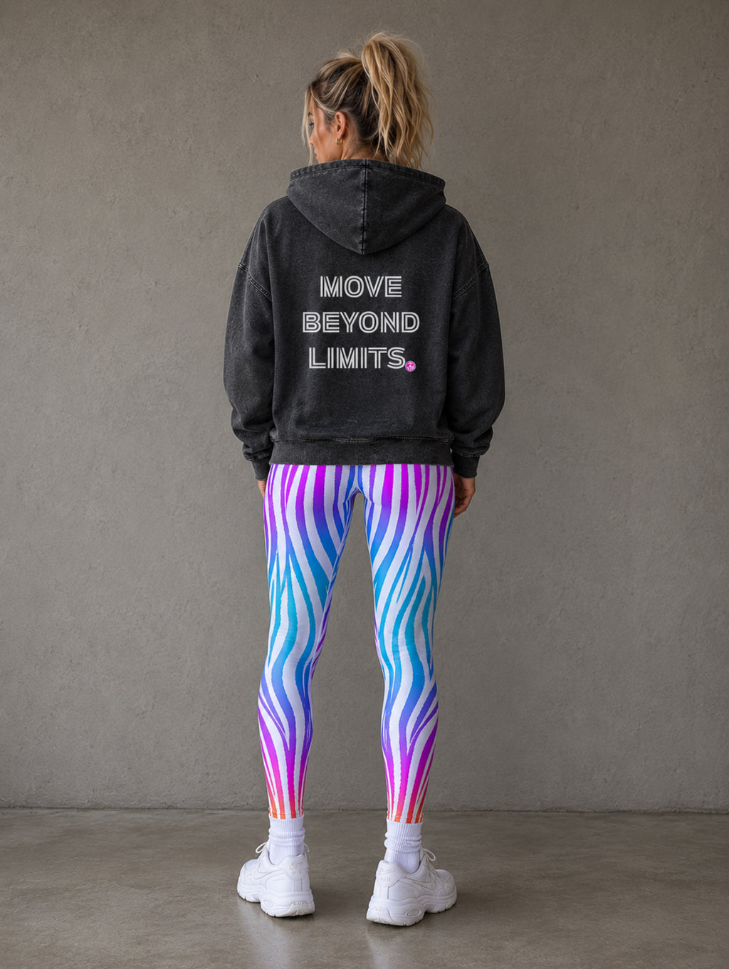 MOVE BEYOND LIMITS ZIP HOODIE