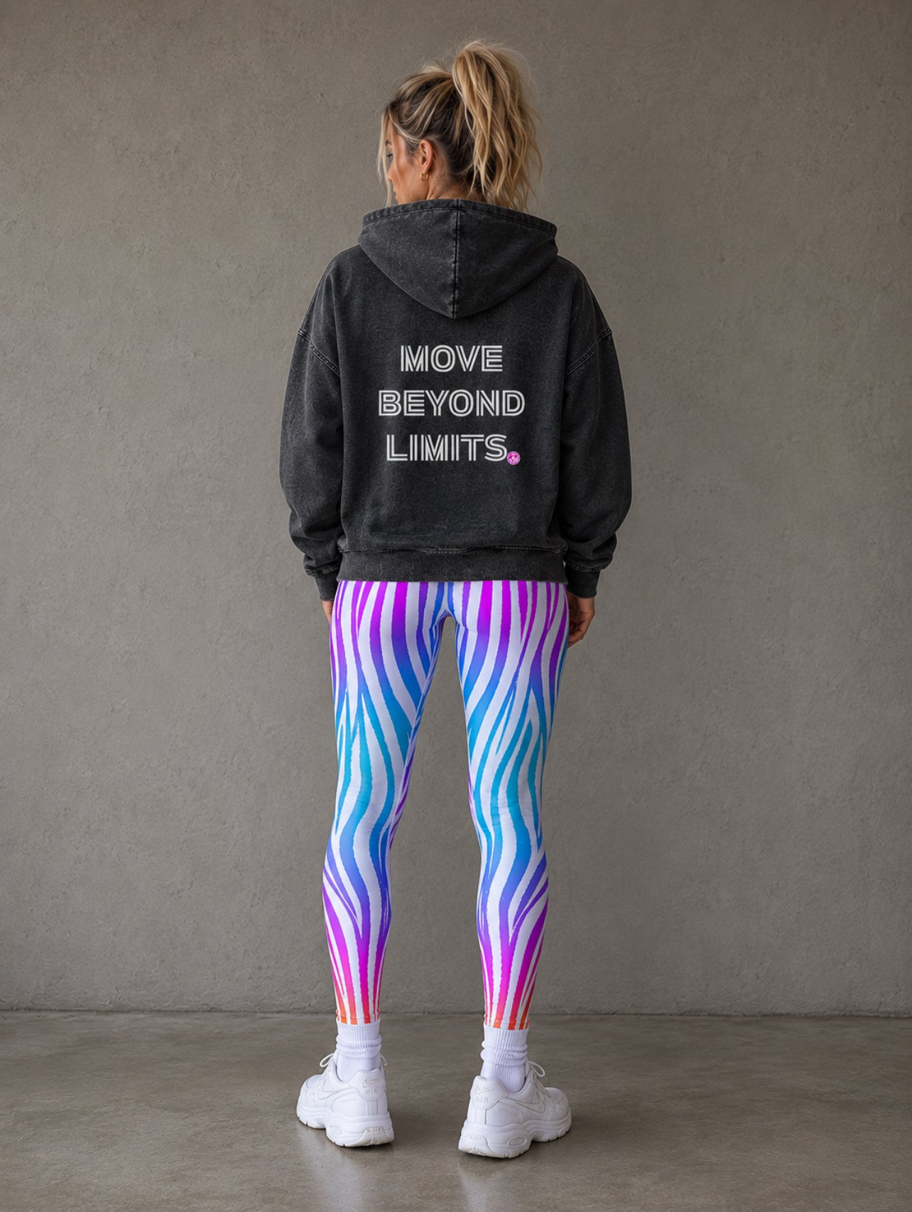 MOVE BEYOND LIMITS ZIP HOODIE