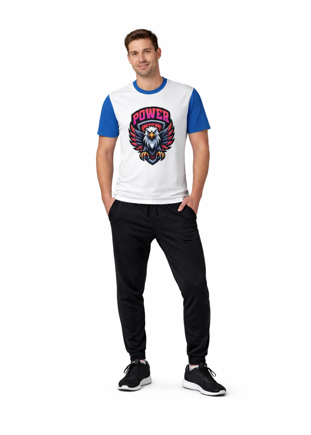 POWER EAGLE Performance Tee – Men