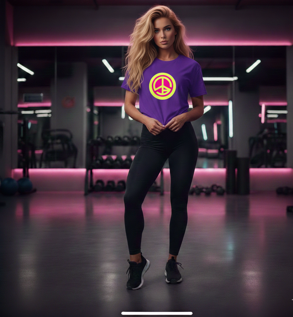 Kapow® classic Basic Tee lila