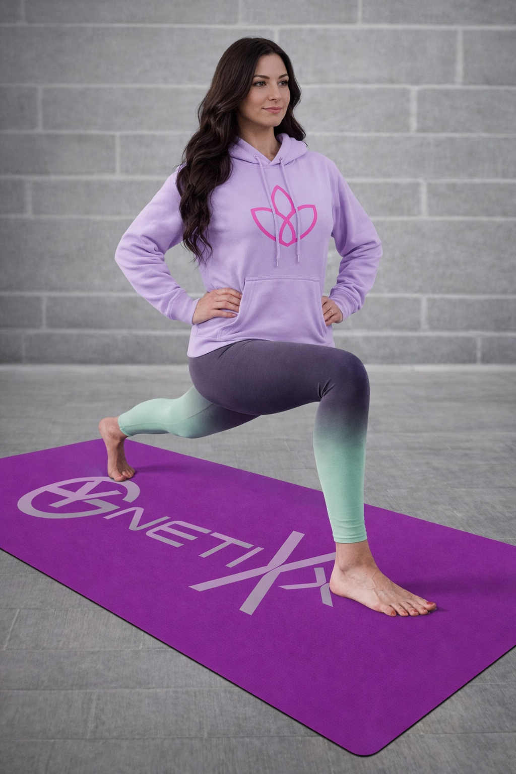 TRINITY FLOW Hoodie – Lilac
