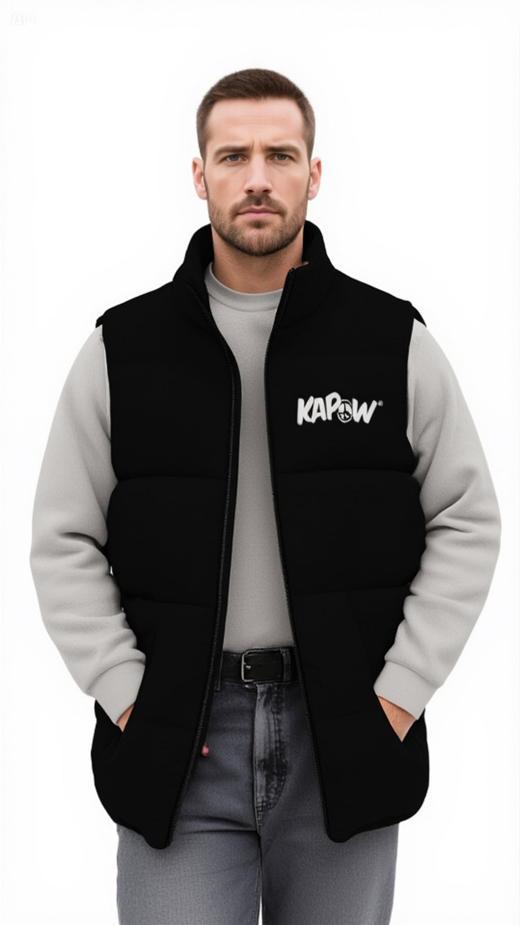 KAPOW® ArcticShield Puffer – Black Edition