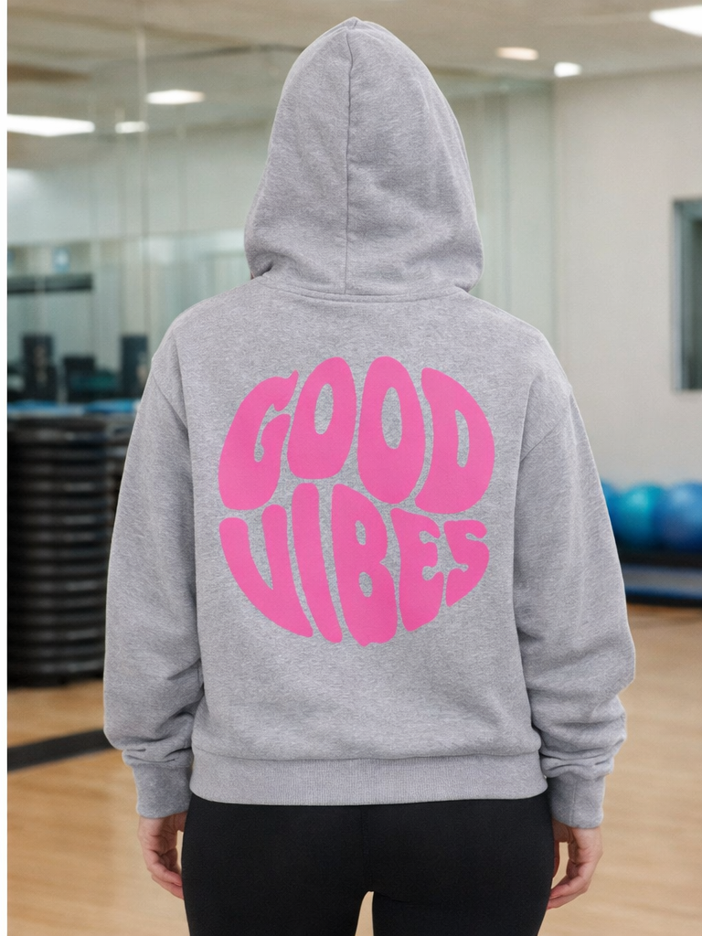 Oversized Hoodie – Good Vibes