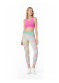 Pastel Jungle Crossover Leggings