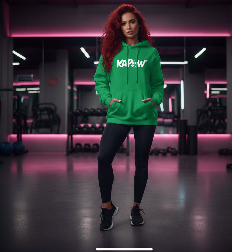 Kapow® Performance Hoodie – Built to Move Green