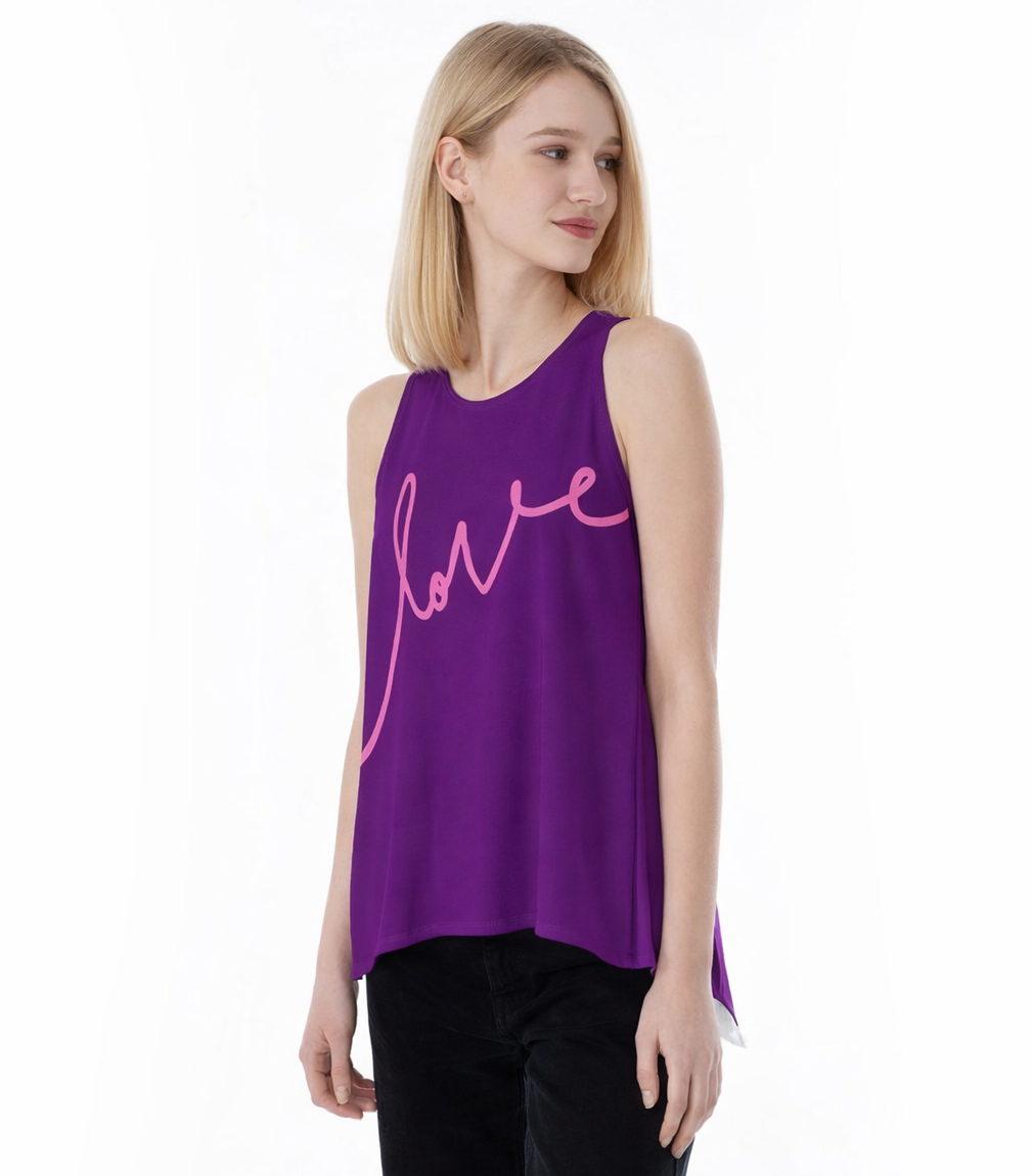 LOVE Back Split Tank