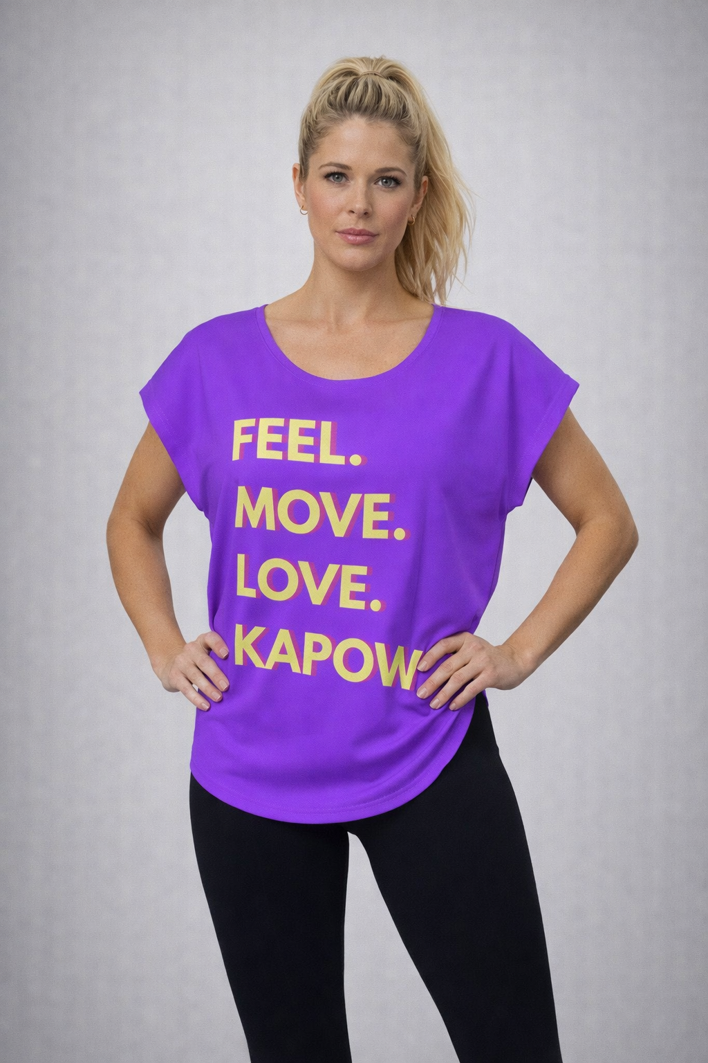 FEEL. MOVE. LOVE. KAPOW® – Classic Women’s T-Shirt (Plus Size)