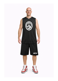 KAPOW® Peace Basketball Uniform – Black