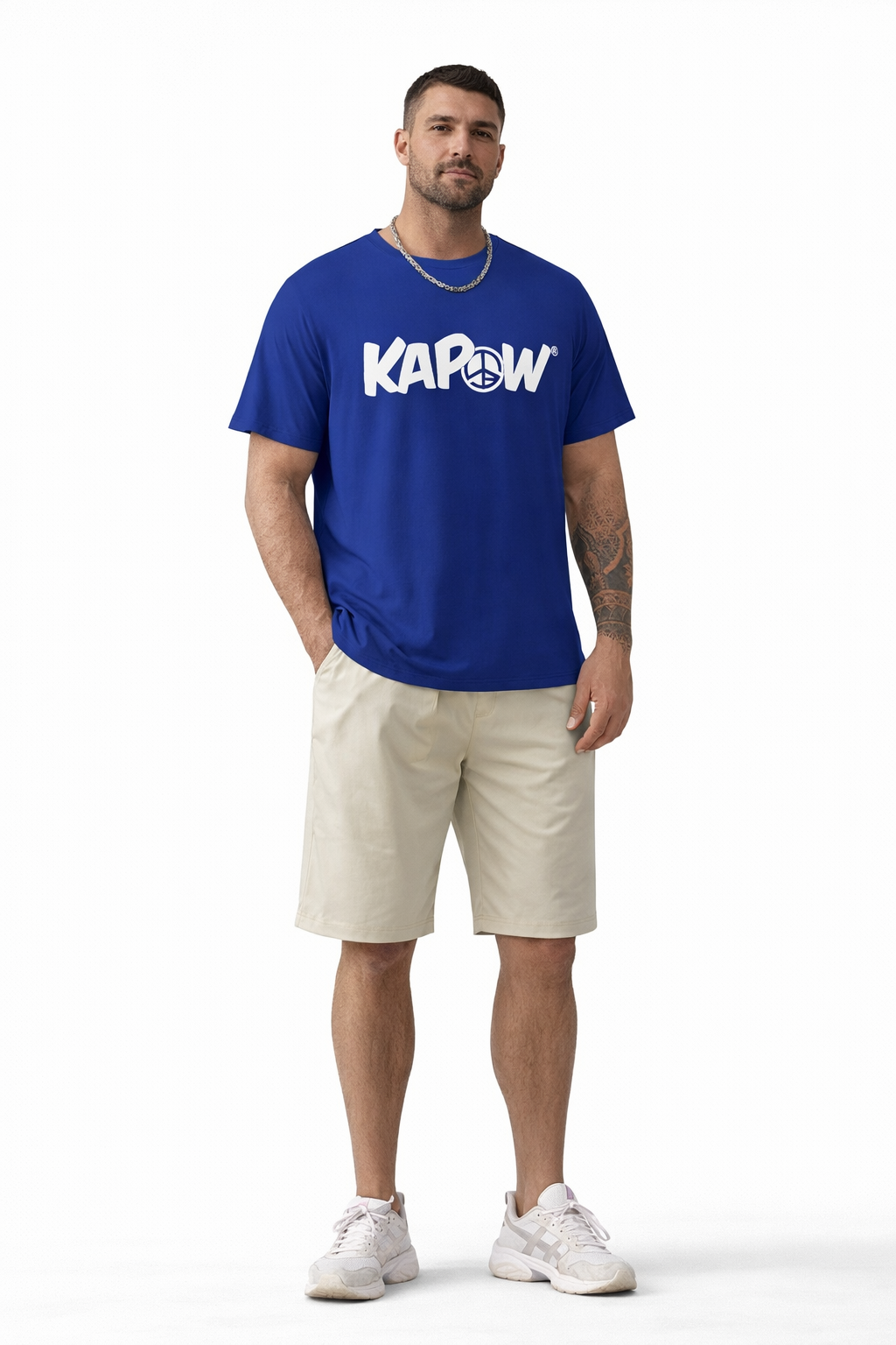Kapow® classic Basic Tee blue