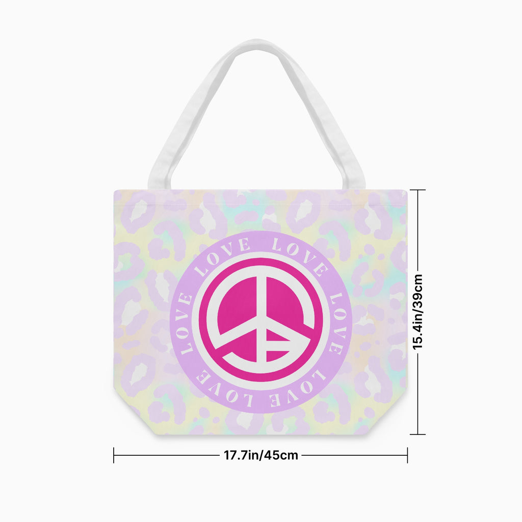 Stylische Canvas-Tasche im Pastell-NEO-Design mit Kapow® Peace-Logo – robust, geräumig, unisex & ideal für Alltag, Reisen oder Gym.
masse:45cm breit 39 hoch