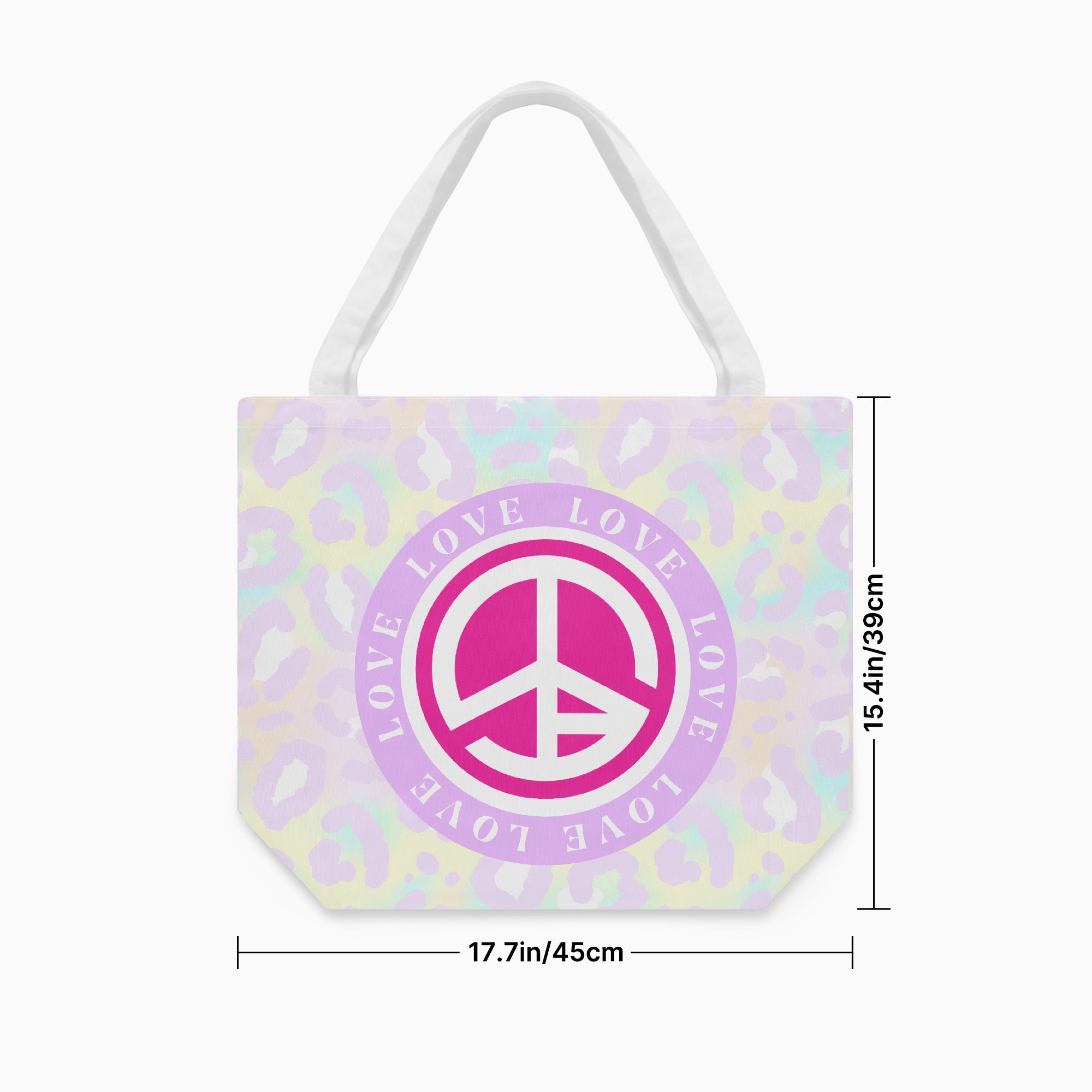 Stylische Canvas-Tasche im Pastell-NEO-Design mit Kapow® Peace-Logo – robust, geräumig, unisex & ideal für Alltag, Reisen oder Gym.
masse:45cm breit 39 hoch