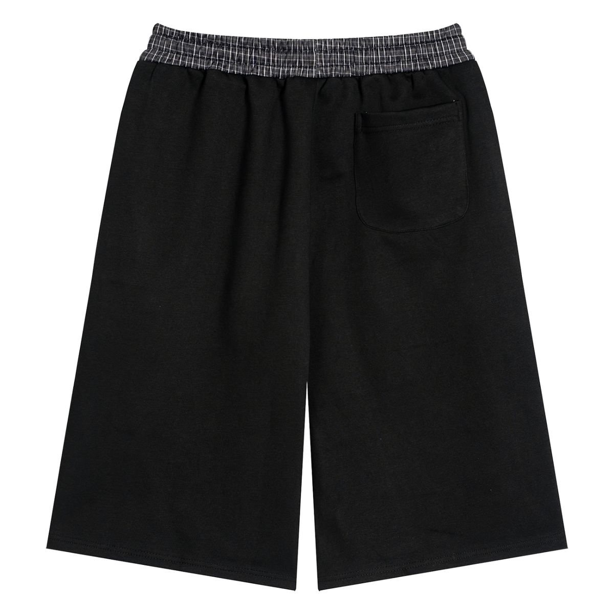 KAPOW® Unisex Shorts with Plaid Waistband
