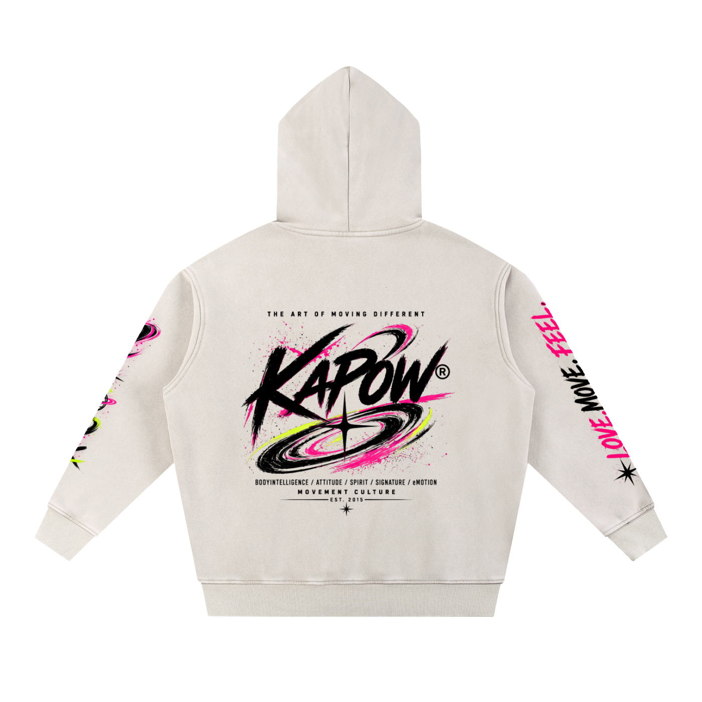 KAPOW® OVERSIZED SNOW WASH HOODIE