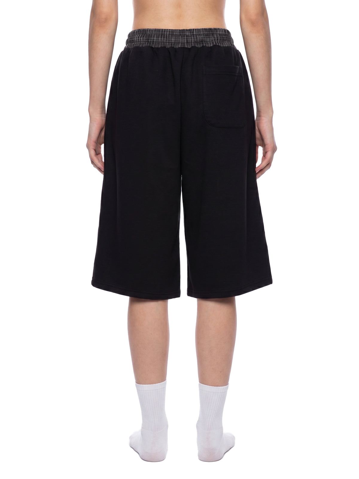 KAPOW® Unisex Shorts with Plaid Waistband